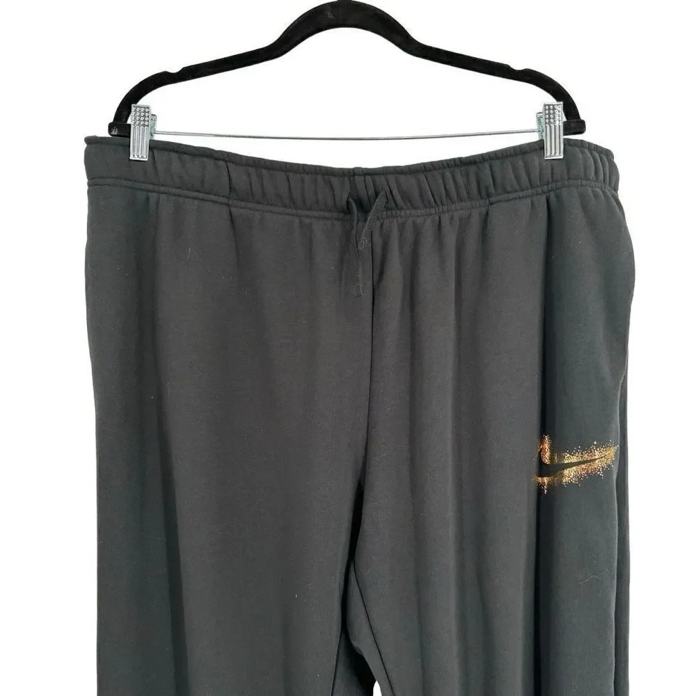 Nike Standard Fit Mid Rise Sweatpants Black‎ Women’s 1X NWT